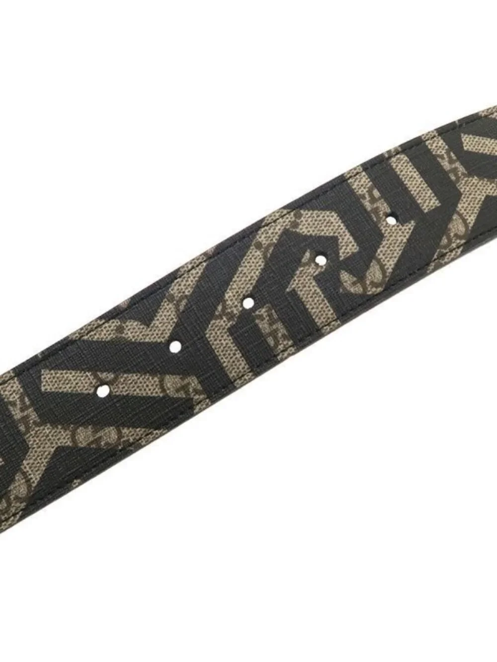 Gucci Interlocking Belt Beige